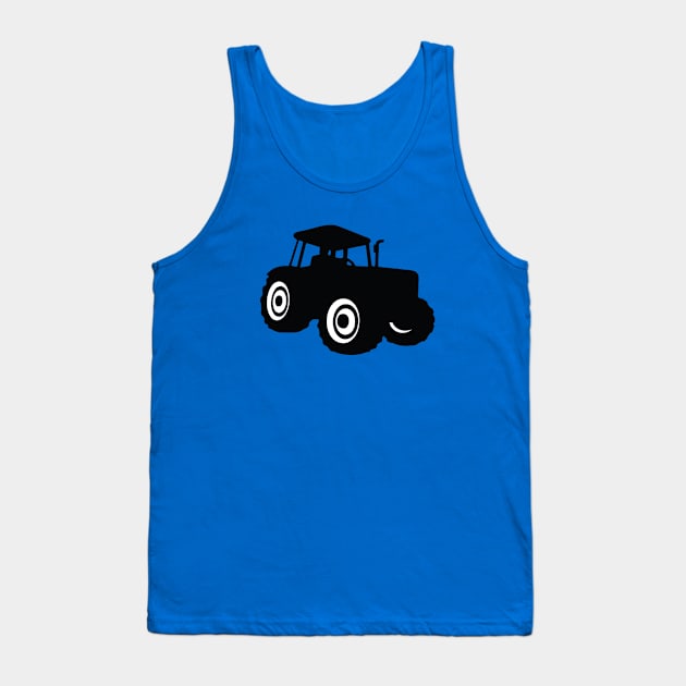 tractor tracteur Traktor Tank Top by Huggy Mauve